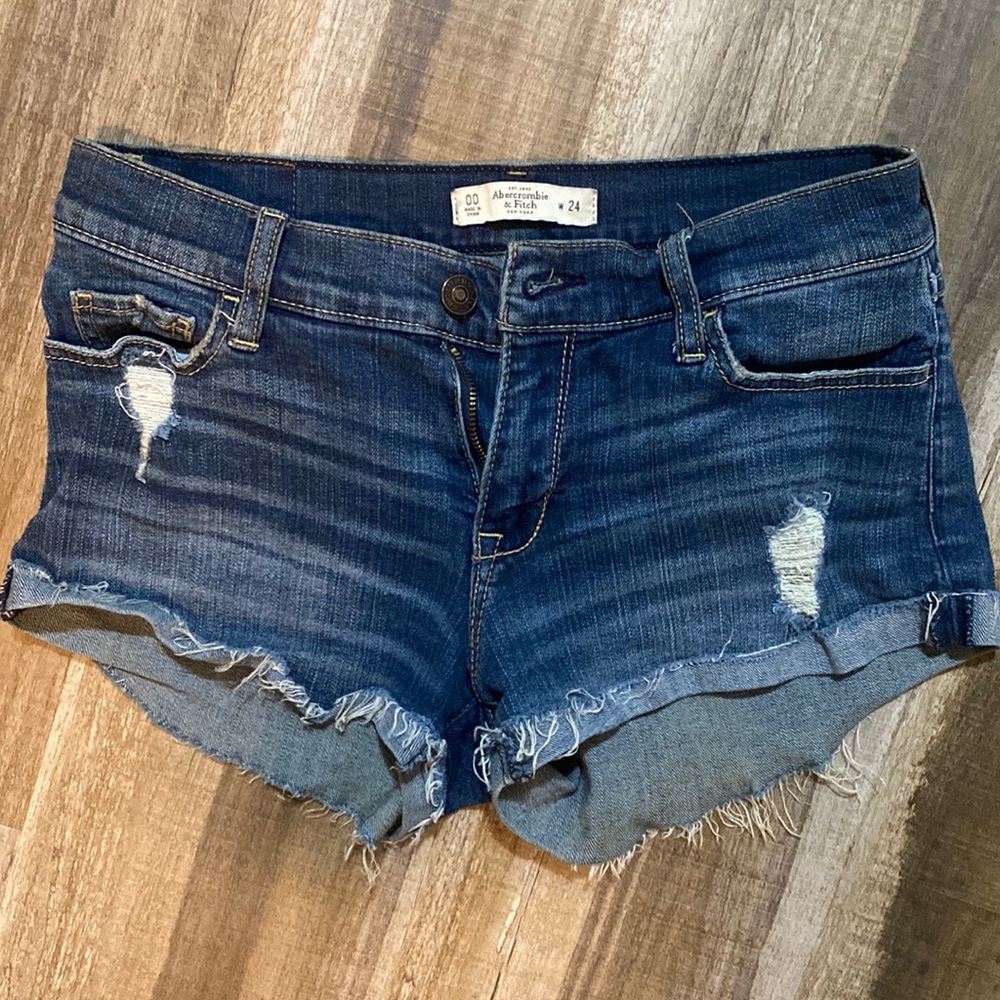 Abercrombie & Fitch Low Rise Jean Shorts